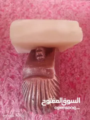  5 مجسم نحاس احمر وقاعده حجر