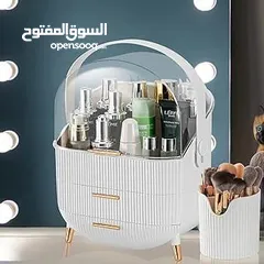  3 منظّمة المكياج السوبر – ترتيب وأناقة بمستوى جديد! وخلّي مكياجك ومواد العناية بترتيب فخم وسهل