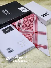  3 عرض خاص اطقم جديده اصدارات 2025 قماش مع الشماغ كارتير مونت بلانك اقنر جفنشي ملكي خاص مع المرفقات.