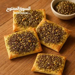  5 زعتر بيتي فاخر – طبيعي 100% غني بالمكسرات والشوفان