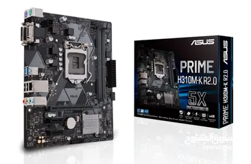  2 للبيع: لوحة أم ASUS H310M-K R2.0 + معالج Intel i3-9100F