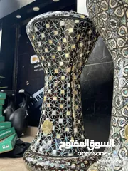  3 طبله مقاس 23 احترافي صدف ازرق كولتي عالي فقط ب 275 دينار