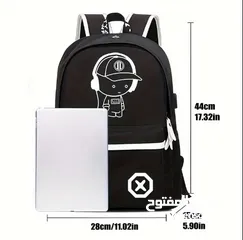  7 Luminous Backpack, Men's Fashion Trendy Backpack.