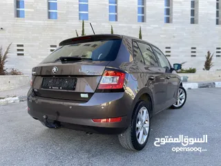 3 المحبوبة الألمانية باللون البني المميز .. سكودا فابيا اوتوماتيك للبيع