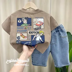  4 ملابس للاطفال بجودة عالية قطنية وتصاميم جميلة متوفر من عمر سنتين لغاية 5 سنوات