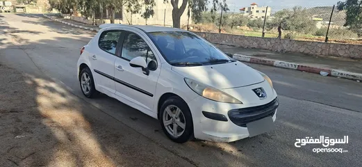  24 بيجو 207موديل 2009_اتومتيك _ماتور 1600-بنزين اصل برايفت _فحص الف صلاة النبي نظيفة من الاخر