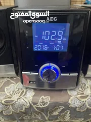  1 مسجل cd mp3 فلاشة وبلوتوث AEG  راديو ألماني