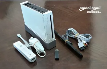  1 اجهزة ناينتدو وي معدلة مع اجمل العاب للاطفال**متخصصون باجهزة Nintendo Wii متوفر قطع وتنزيل العاب