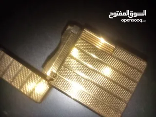  6 قداحه اصلي طلاء ذهب عمرها صنعت من سنه ال ثمانين إلى التسعين 1980 رقم التسلسلي للقداحه F2c927 sGDuro