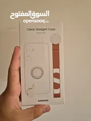  4 كفر سامسونج s24 بلس أصلي samsung s24 plus clear gadget case
