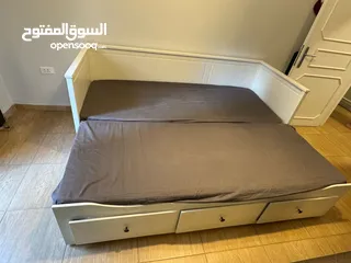  3 سرير اطفال ikea مزدوج قياس استعمال خفيف