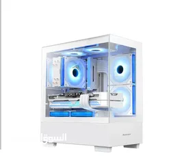  1 كيس ابيضg35+ثلاثة مراوح لون ابيض RGB