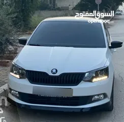  3 سكودا فابيا 2017 غيار اوتوماتيك ماتور 1200 تيربو بنزين