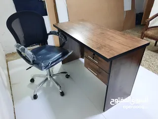  27 مكتب 120سم +كرسي مع توصيل مجاني داخل عمان