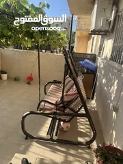  12 طقم راتان ومظلة ومرجيحة