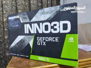  2 للبيع كرت شاشه gtx 1660ti بالباكيت نضيف