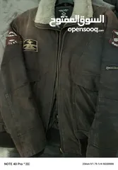  7 جاكيت جلد طبيعي 100٪ pilot