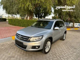  1 Volkswagen Tiguan  GCC 2014 Full option  فولكسفاغن تيجوان  2014 خليجي جميع الإضافات