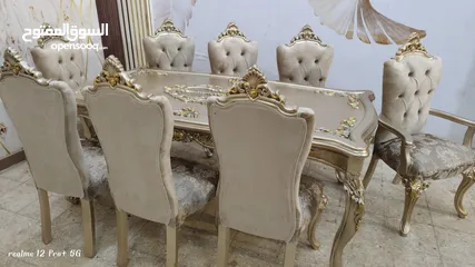  14 سفره تحفه منك يا ( مفروشات بشار انتيك الرسمية) سفره مصرري خشب زااان كاااامل ح