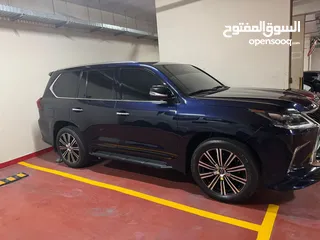  1 lexus 570 S blue 2018  لكزس 570 ازرق