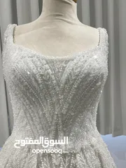 3 فستان زفاف أبيض اللون ذو جودة عالية جديد لم يستخدم صناعة تركية