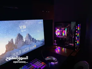  1 كمبيوتر جيمنج بحاله ممتازه بسعر مناسب لجميع