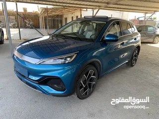  2 BYD YUAN PLUS 2023 بي واي ديه ايوان بلص فل الفل بنوراما عداد 5 الف كيلو بحاله الزيرو