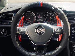  17 جولف MK 7.5 Golf GTI بتعديلات Full GTI والاجمل بكل تفاصيلها ولونها السيارة فل اضافات ولا غلطة