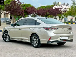  7 هيونداي سوناتا 2018 فحص كامل فل اضافات اعلى صنف بحاله ممتازة جدا