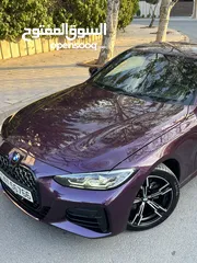  3 Bmw G22 4 series Coupe 2022  kit M interior/exterior Low Mileage 11000km  وارد.               اوروبي