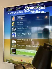  5 أكسبوكس 360 نظيف جدا مهكر مع 250 لعبة و ايدتين جداد فقط
