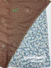  24 تنزيلات على قطع حرير ايطالي مع شيله ويل Harir kuwati+lahaf voil 5.500