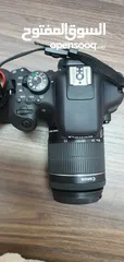  3 كاميرا كانون 750d مع كامل أغراضها بحالة الجديد