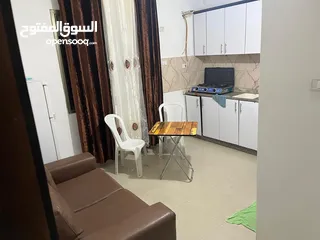  1 استديو مفروش للايجار عين منجد باجرة1500 شيكل.