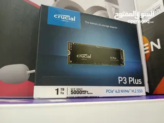  1 Crucial 1tb nvme 5000mb/s gen4 (new)