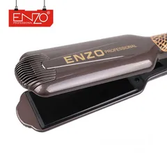  9 كاوي مملس الشعر ENZO انزو حراره تصل الى 1280مع فيتامين E مكوى شعر ستريتر بروتين و كيراتين تمليس