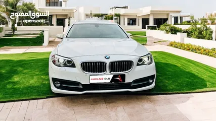  2 AED 1,240PM  BMW 520i 2016 EXCLUSIVE  GCC Specs  Mint Condition