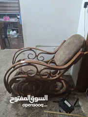  1 كرسي هزاز خيزران