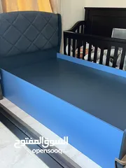  2 Single spacious bed in blue
