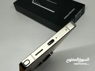  8 Samsung Galaxy S25 Ultra استخدام أيام مع كفر الشركة بحالة الشركة