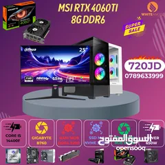  6 Intel i5-12400F + GIGABYTE RTX 4060 للألعاب، التصميم، والبث بدون تقطيع!