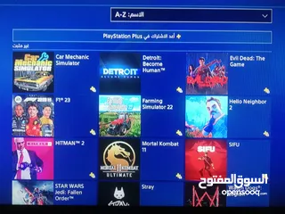  12 حسابين بلايستيشن للبيع يوجد فيه اكثر من 90 لعبة
