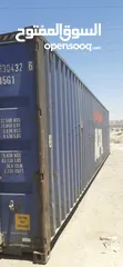  1 حاويات فارغه مستعمله ( كونتينر ) للبيع  في عمان مجمركه 40 قدم