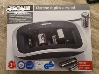  1 شاحن بطاريات كل الانواع الألماني الاصلي TRONIC Universal Battery Charger