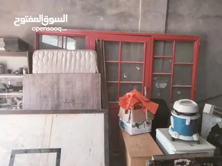  7 ابواب خشب + واجهة باب محل خشب و قزاز + باب سوكريت