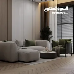 19 شقه فاخره استوديو طابق ارضي مساحه 98 متر / عبدون بجانب تاج مول
