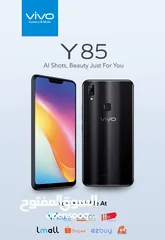  4 Vivo Y85 64GB  شريحتين بنفس الوقت موبايل وسبافون