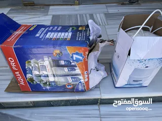 2 فلاتر مياه مع مطرتها واغراضها للبيع