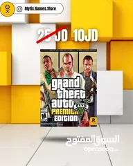  1 GTA 5 PREMIUM EDITION حساب روكستار (للكومبيوتر) بسعر مغري  توصيل فوري