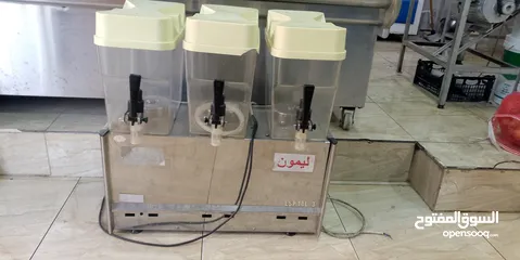  7 مكينت عصير بارد مش سلاش للبيع